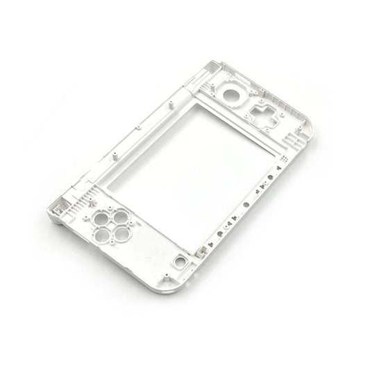 for Nintendo 3DS XL - White Mid Hinge Frame Housing Shell Part | FPC