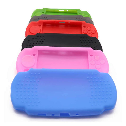 for PSP 2000 3000 Series - Soft Silicone Rubber Bumper Protective Case Cover
