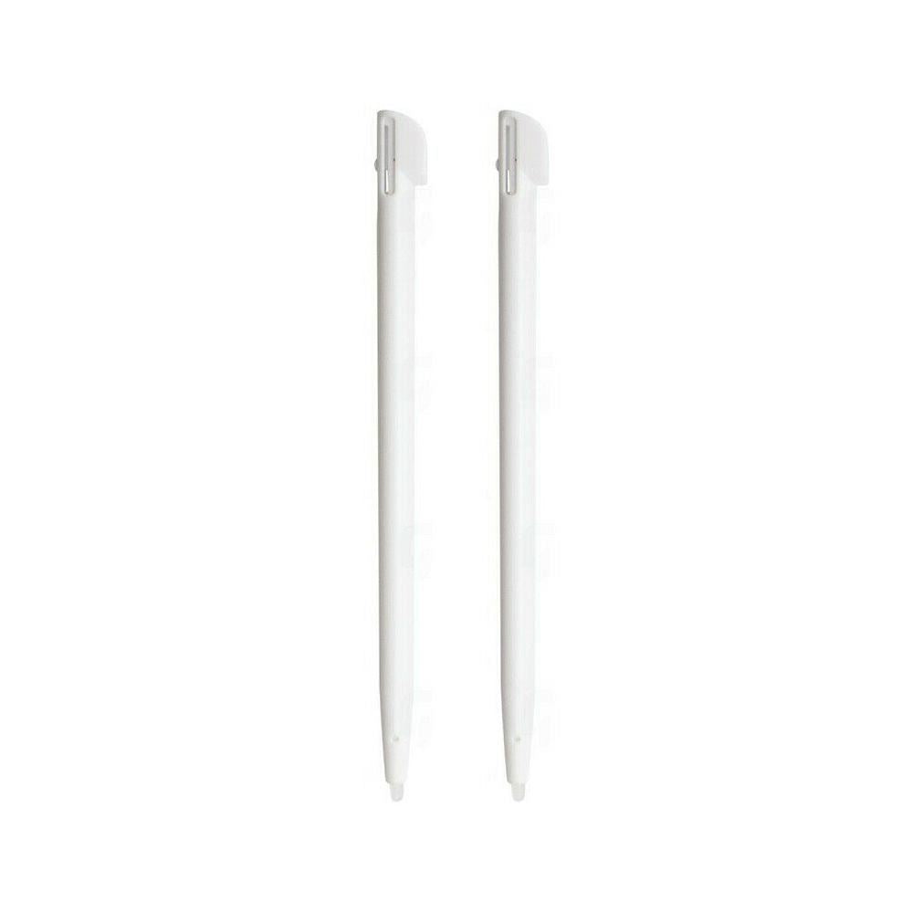 for Nintendo 2DS (Flat) - 2 White Replacement Touch Stylus Pens | FPC