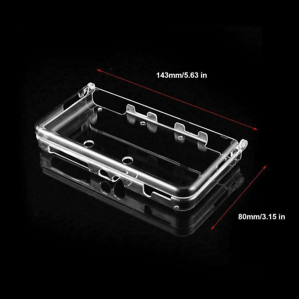 for Nintendo NEW 3DS - Clear Snap On Hard Protective Shell Armour Case Cover