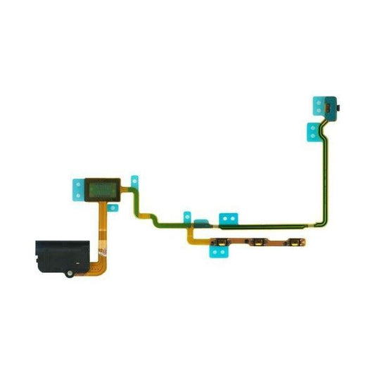For iPod Nano 7 - Black Headphone Audio Jack Power Volume Button Flex Cable