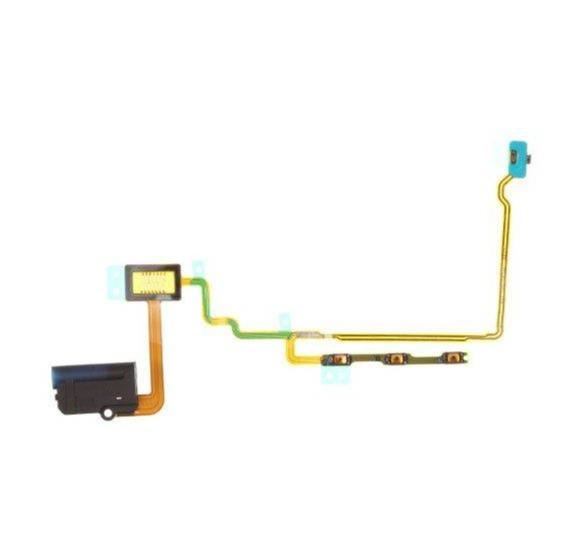 For iPod Nano 7 - Black Headphone Audio Jack Power Volume Button Flex Cable