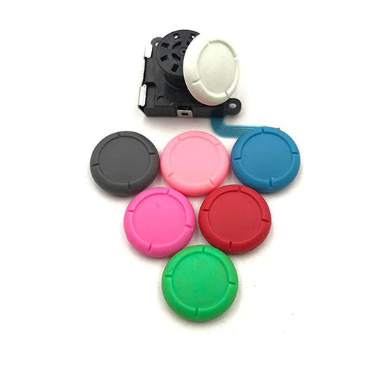 for Nintendo Switch / Lite / OLED - 2x Replacement JoyCon Thumb Cap Grip Covers