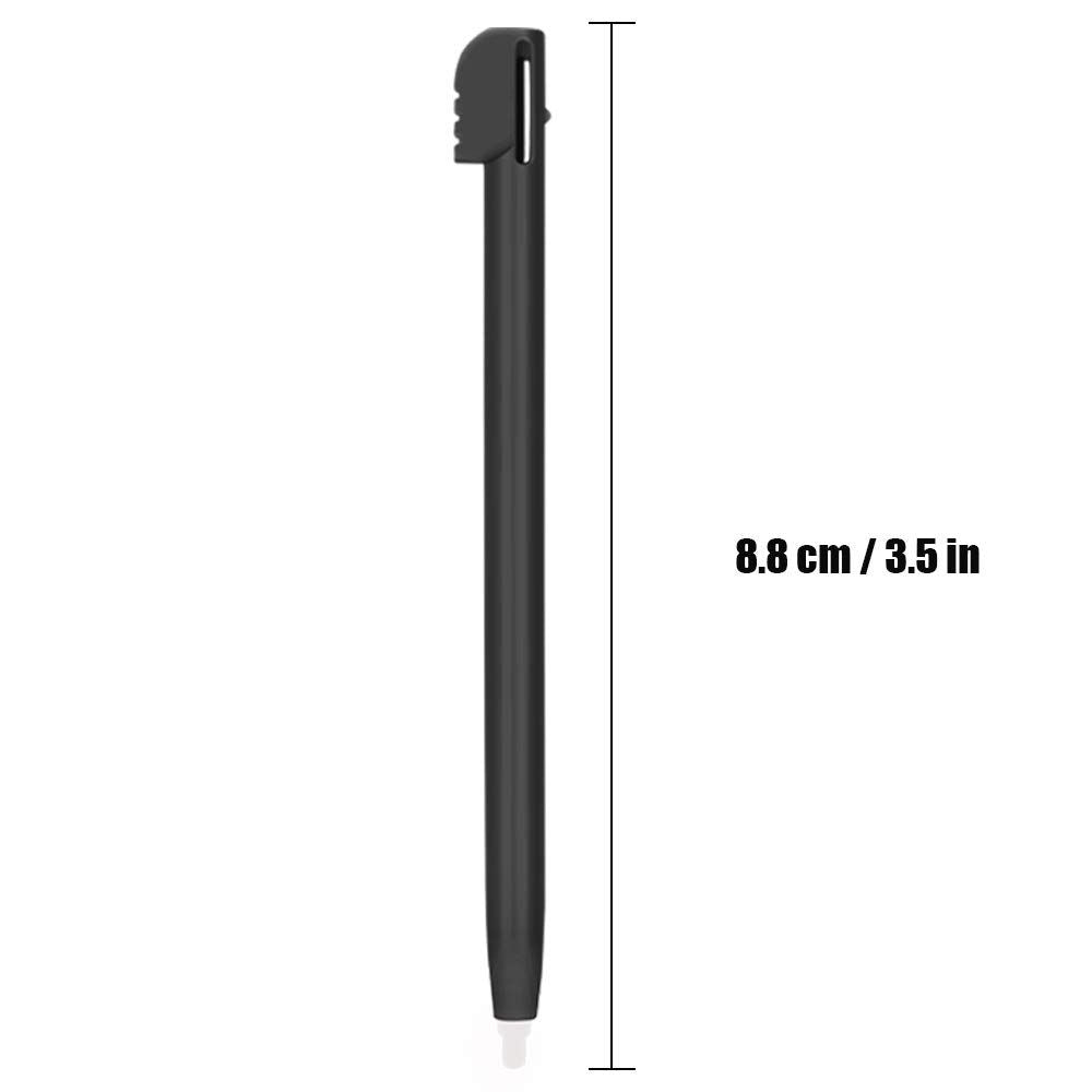 for Nintendo DS Lite - 2 Black OEM Touch Stylus Pens (Silicone Clear Tip) | FPC