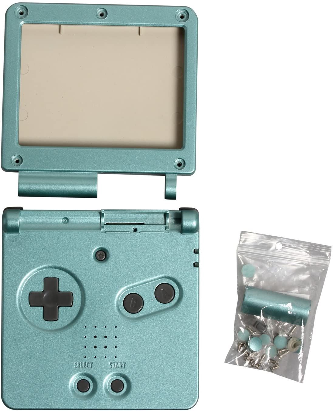 for Gameboy Advance SP - Turquoise Replacement Full Housing Shell & Lens | FPC