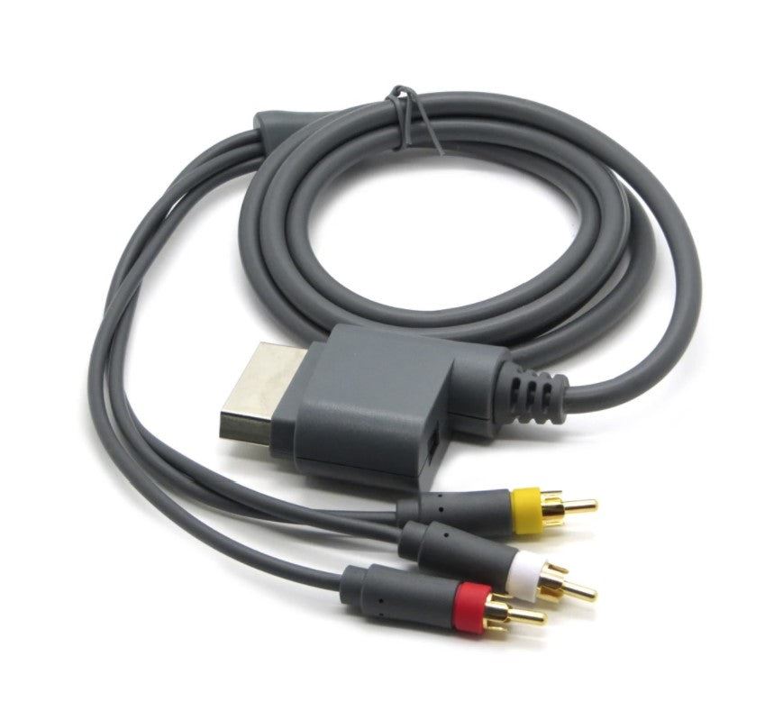 For Xbox 360 - RCA TV AV Audio Video Composite Lead Cable HD | FPC