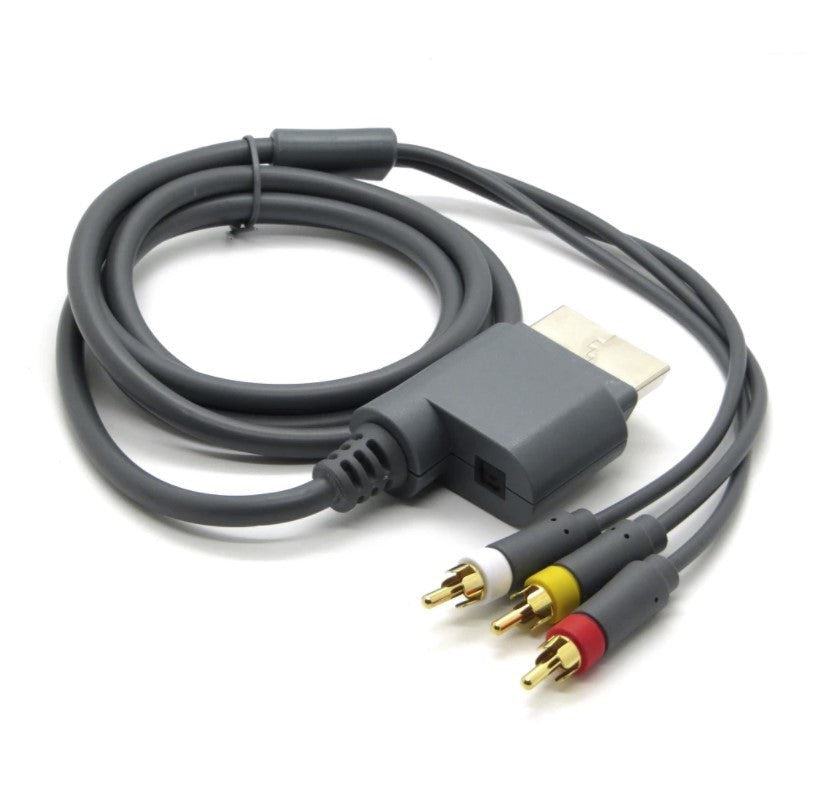 For Xbox 360 - RCA TV AV Audio Video Composite Lead Cable HD | FPC