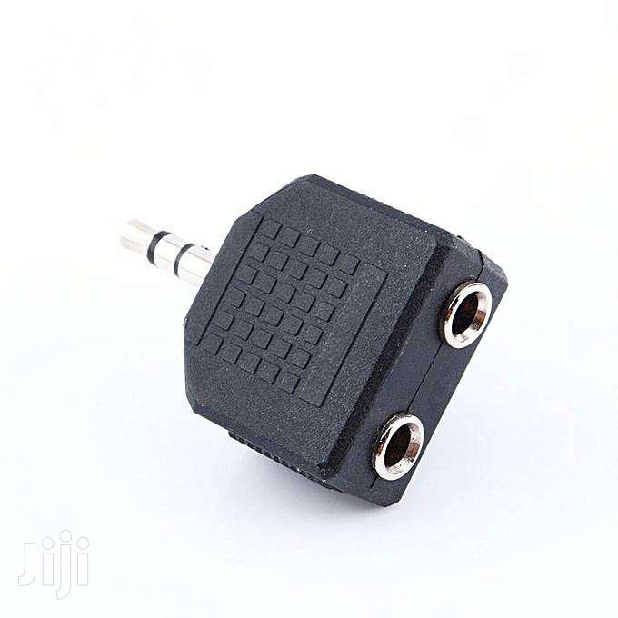 3.5mm 1 Aux to 2 Aux Output Jack Plug Headphone Audio Splitter Adapter | FPC