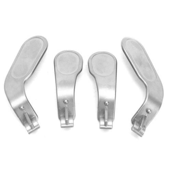 for Xbox One Elite Controller - Silver OEM Metal Rear Paddle Button Set | FPC
