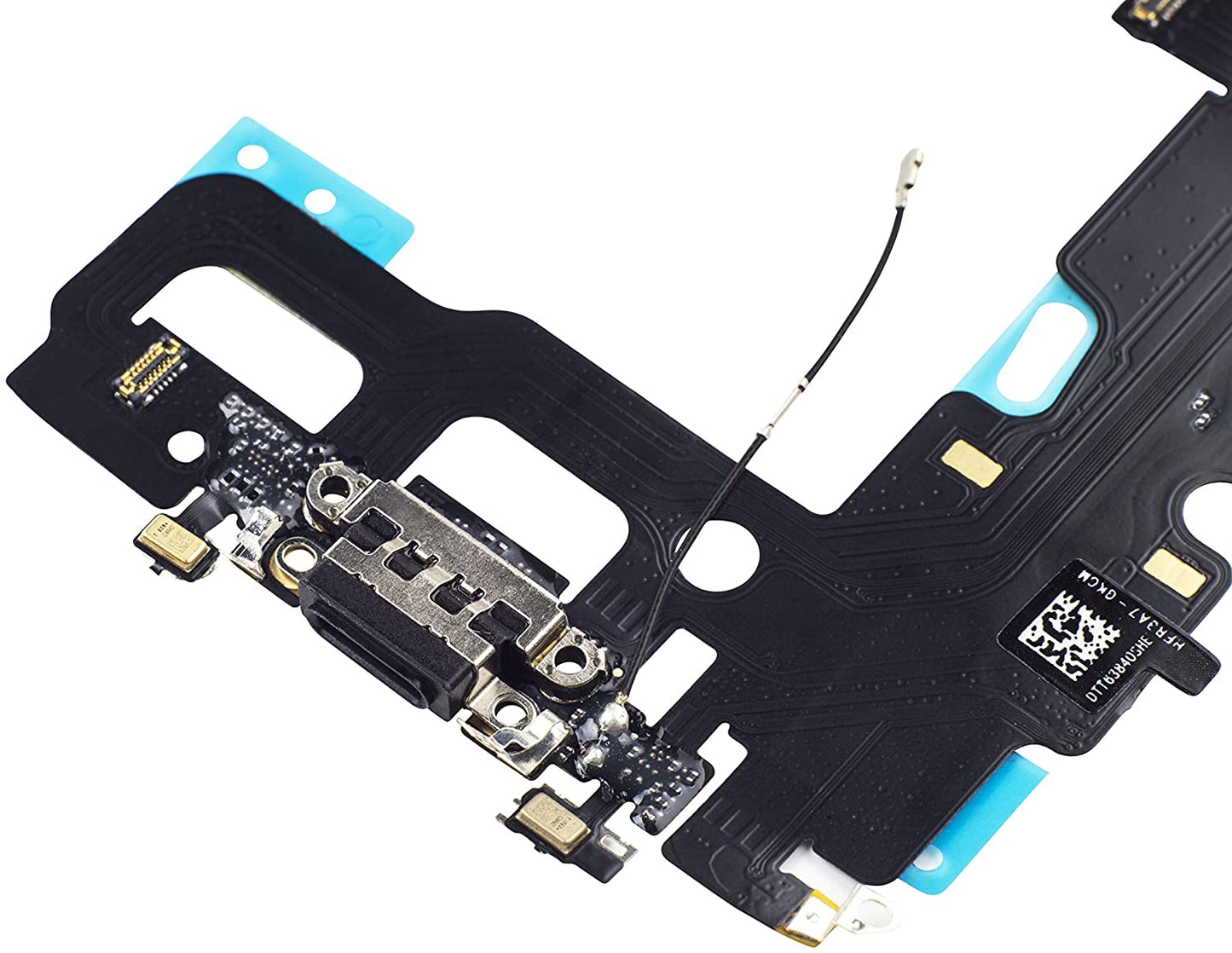 for Apple iPhone 7 - Black USB Charging Port & Mic Flex Cable | FPC