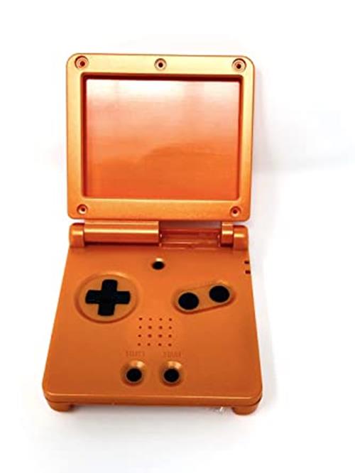 for Gameboy Advance SP - Orange Replacement Full Housing Shell & Lens | FPC