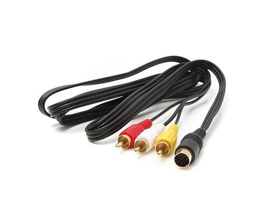 for Sega Saturn - 1.8m TV Audio Video AV Cable Lead PAL 10 Pin Composite | FPC