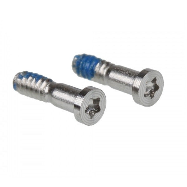 for iPhone 8 7 6S 6 Plus SE 5S 5 - 2x Silver Bottom Pentalobe Screws | FPC