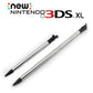 for Nintendo NEW 3DS XL - 2x Black Metal Extendable Stylus Touch Pens | FPC