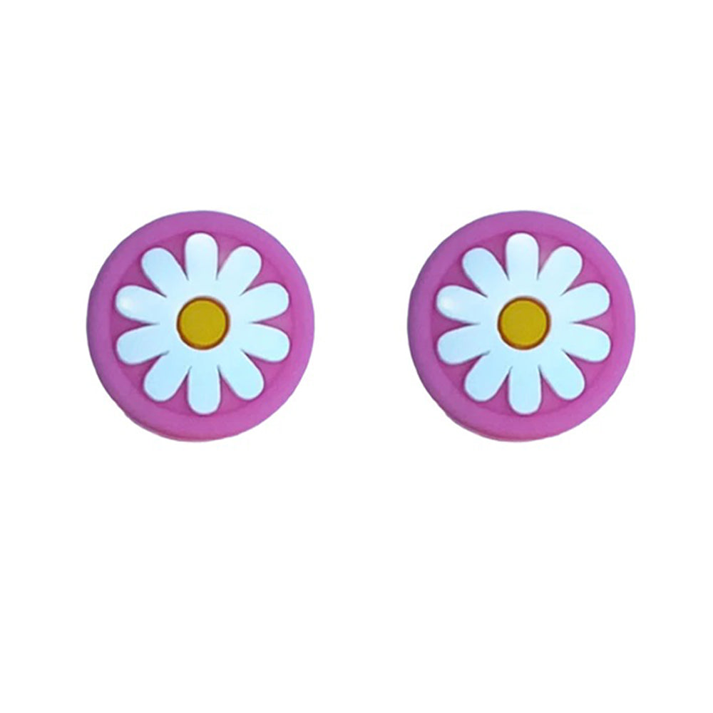 for Nintendo Switch | Lite | OLED - 2x Flower Animal Crossing Thumb Grip Covers
