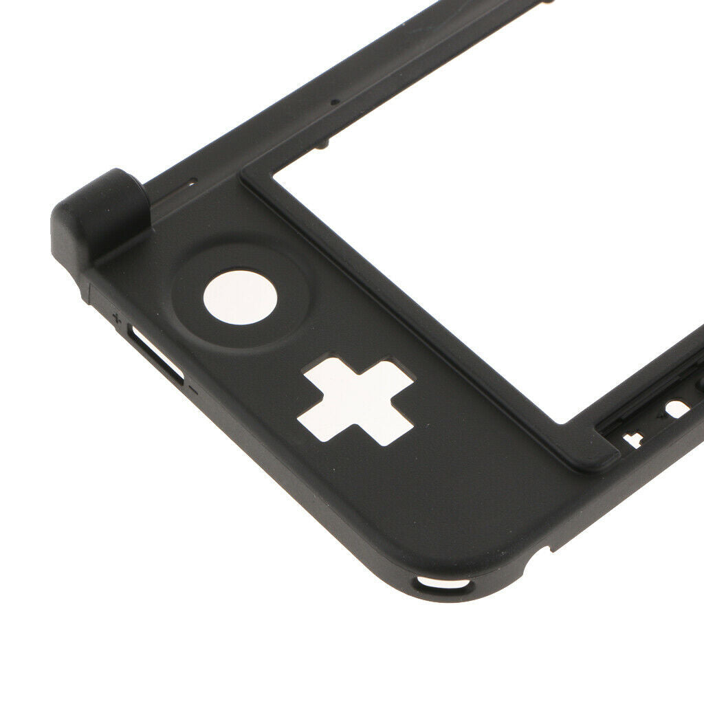 for Nintendo 3DS XL - Black Mid Hinge Frame Housing Shell Part | FPC