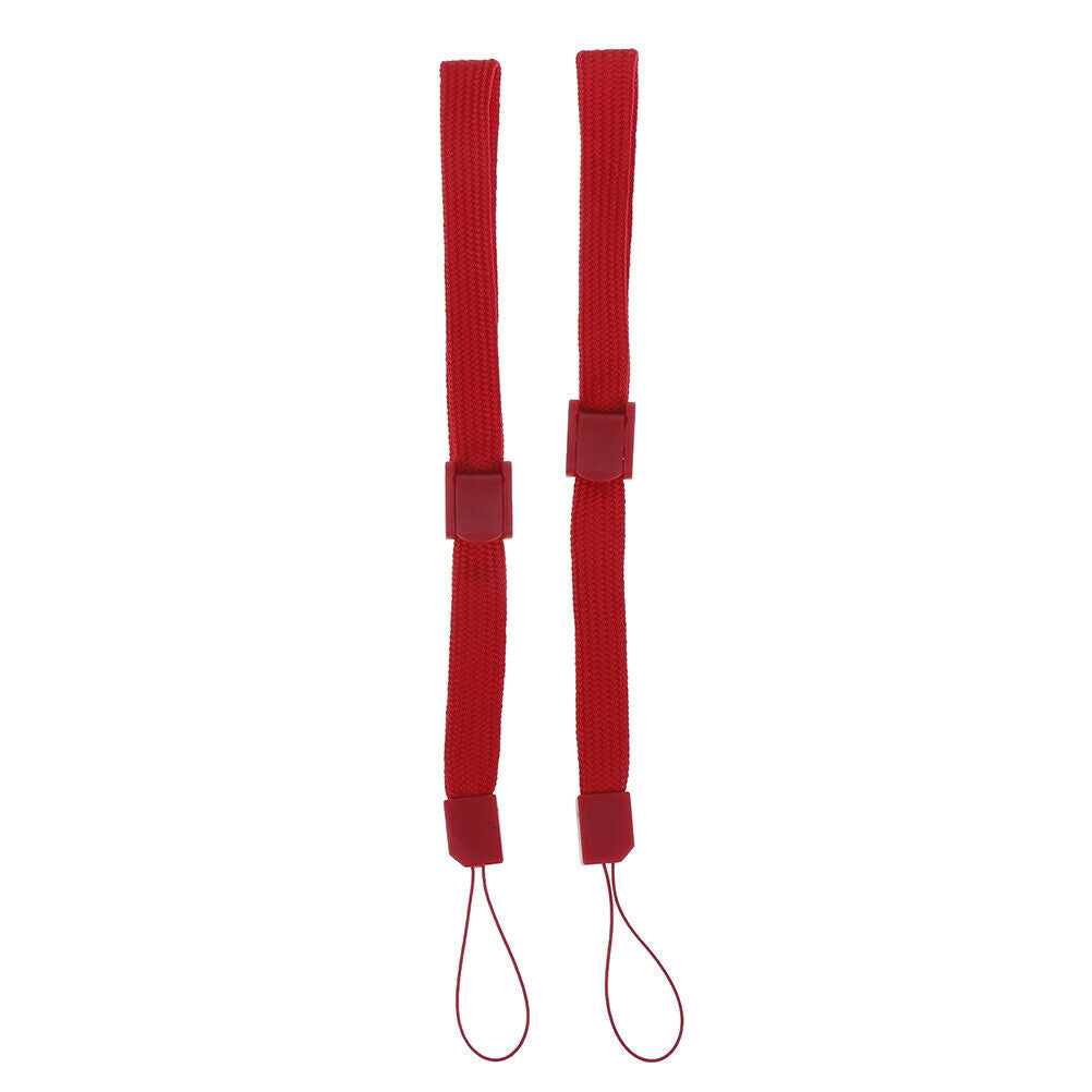 for Wii Remote 3DS 2DS PSP Switch PSV Move - 2x Red Adjustable Arm Wrist Strap
