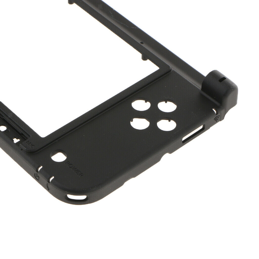 for Nintendo 3DS XL - Black Mid Hinge Frame Housing Shell Part | FPC