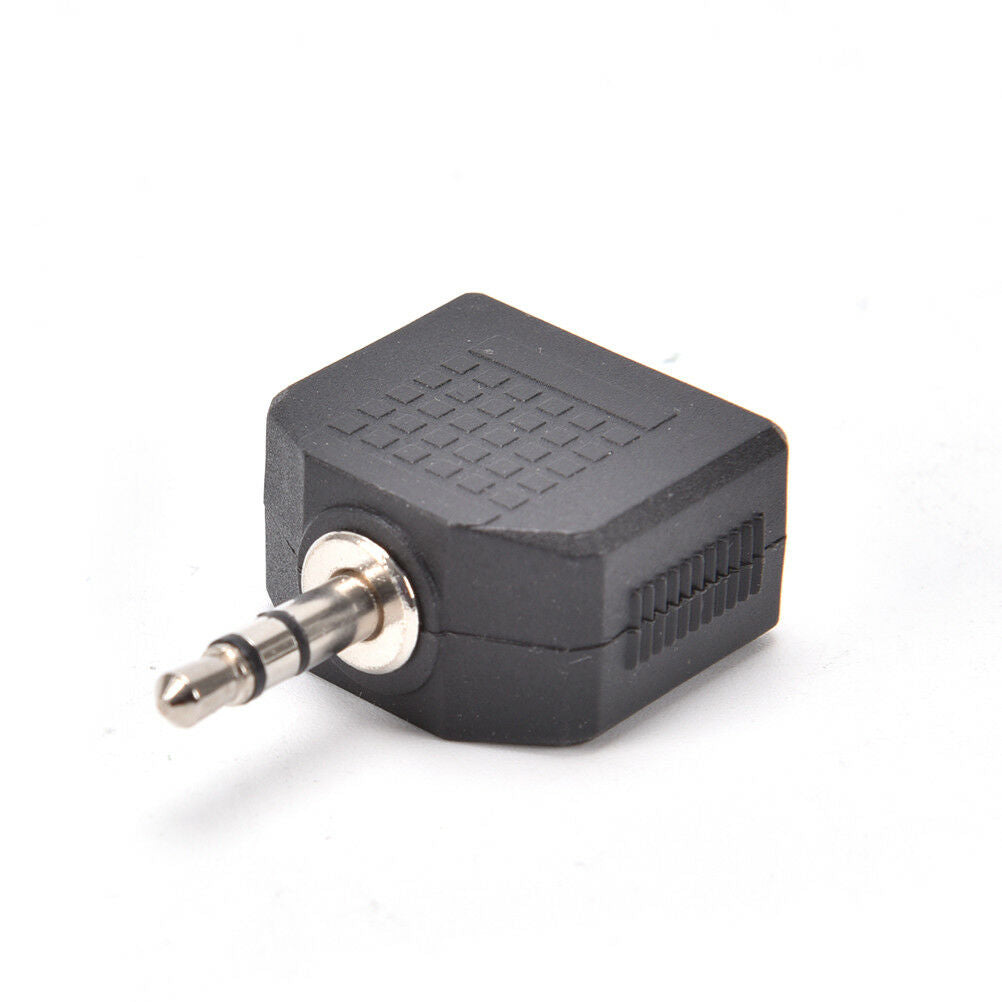 3.5mm 1 Aux to 2 Aux Output Jack Plug Headphone Audio Splitter Adapter | FPC