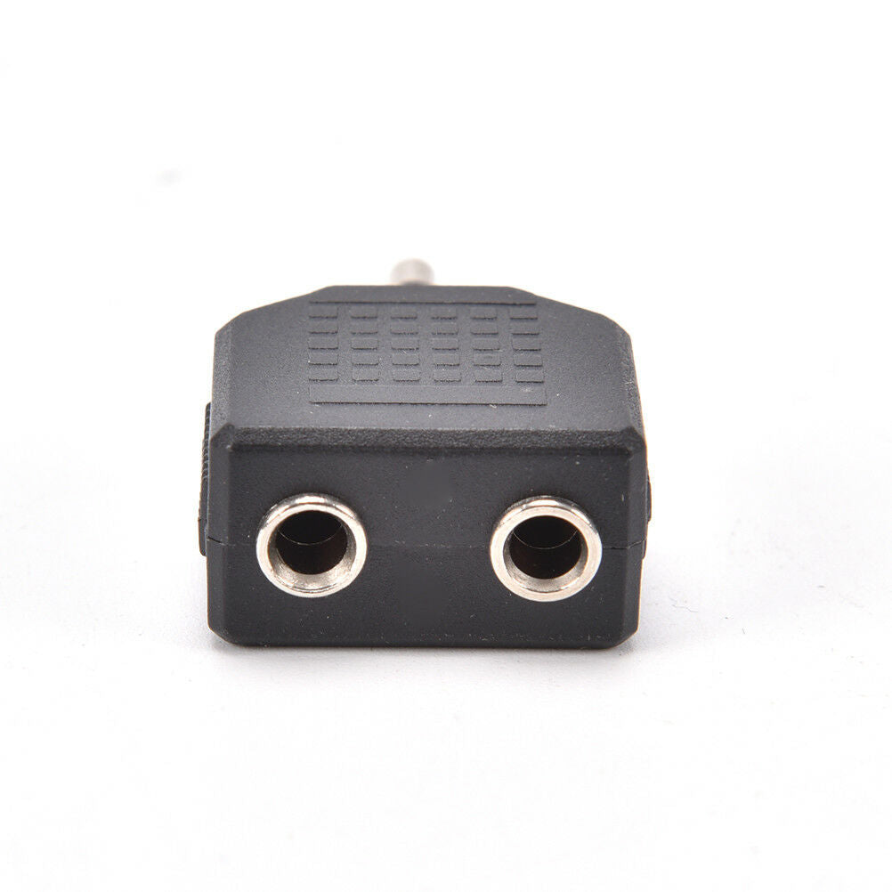 3.5mm 1 Aux to 2 Aux Output Jack Plug Headphone Audio Splitter Adapter | FPC