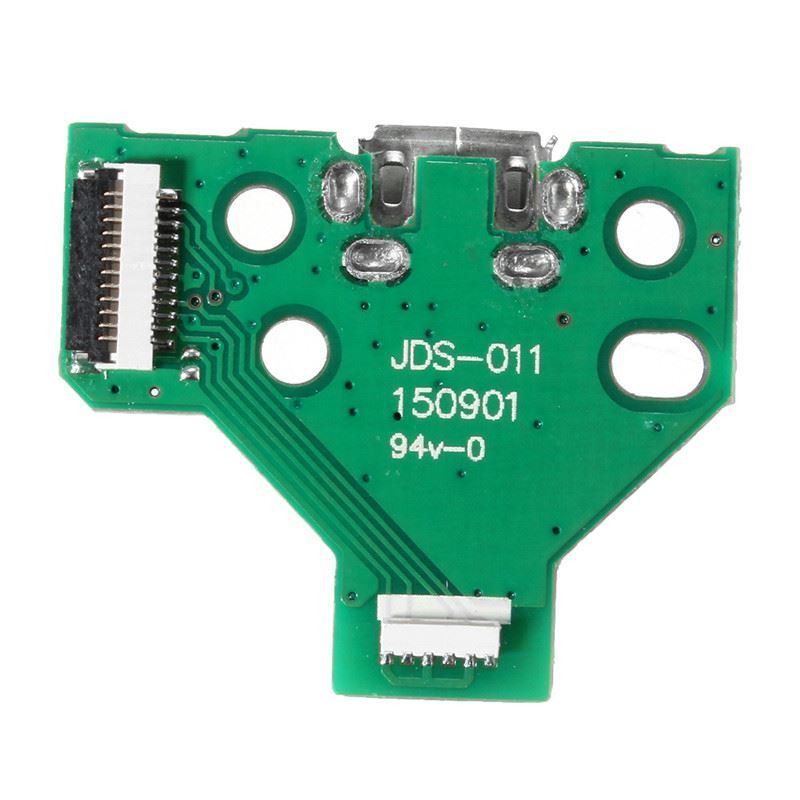JDS-011 PS4 Controller USB Power Charger Port PCB & 12 Pin Flex Ribbon | FPC