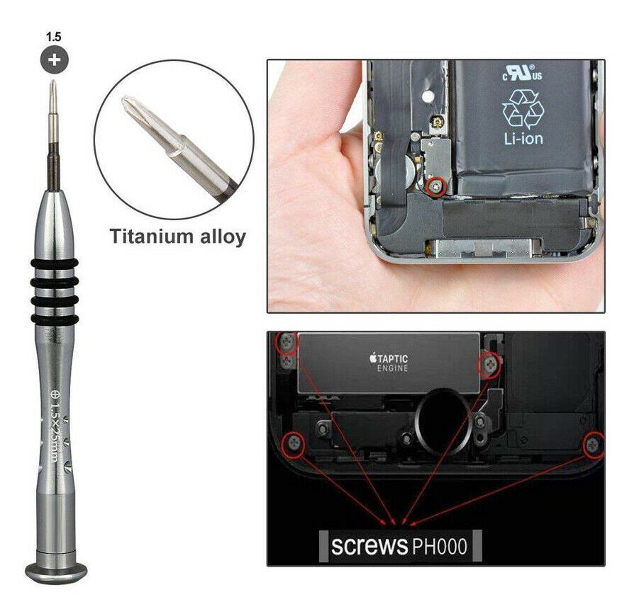 for iPhone 16 15 14 13 12 11 XS XR X - Pro 1.5 Philips Cross Screwdriver | FPC