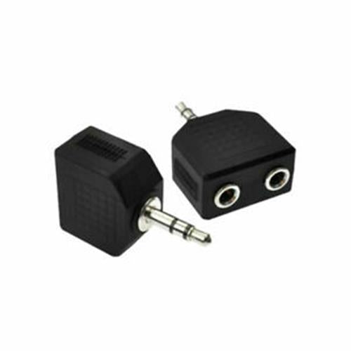 3.5mm 1 Aux to 2 Aux Output Jack Plug Headphone Audio Splitter Adapter | FPC