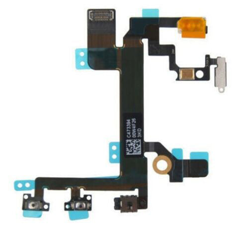 for iPhone 5S - Replacement OEM Power Lock Mute Volume Switch Button Flex | FPC