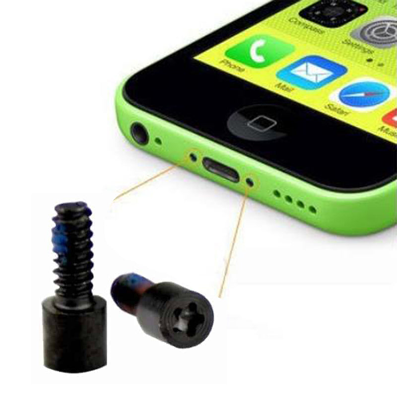 - for iPhone 5C - 2x Original Bottom Dock Star Torx Pentalobe Screws | FPC