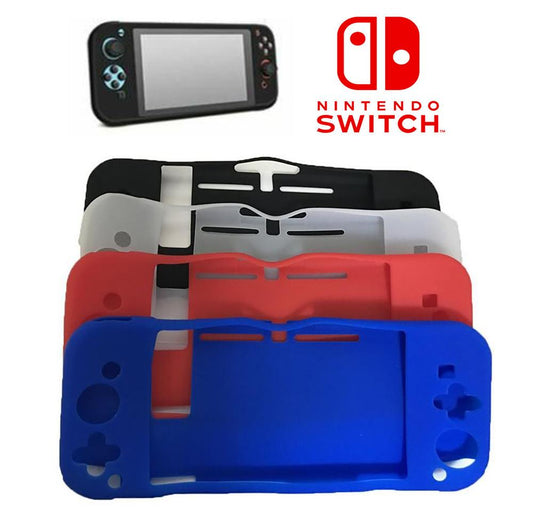 for Nintendo Switch - Soft Silicone Rubber Bumper Protective Case Cover | FPC