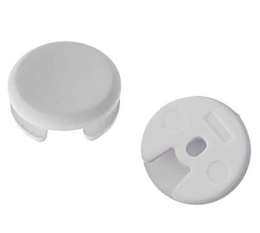 for Nintendo 3DS / NEW 3DS XL / 2DS - White Analog Joy Stick Thumb Cap Button