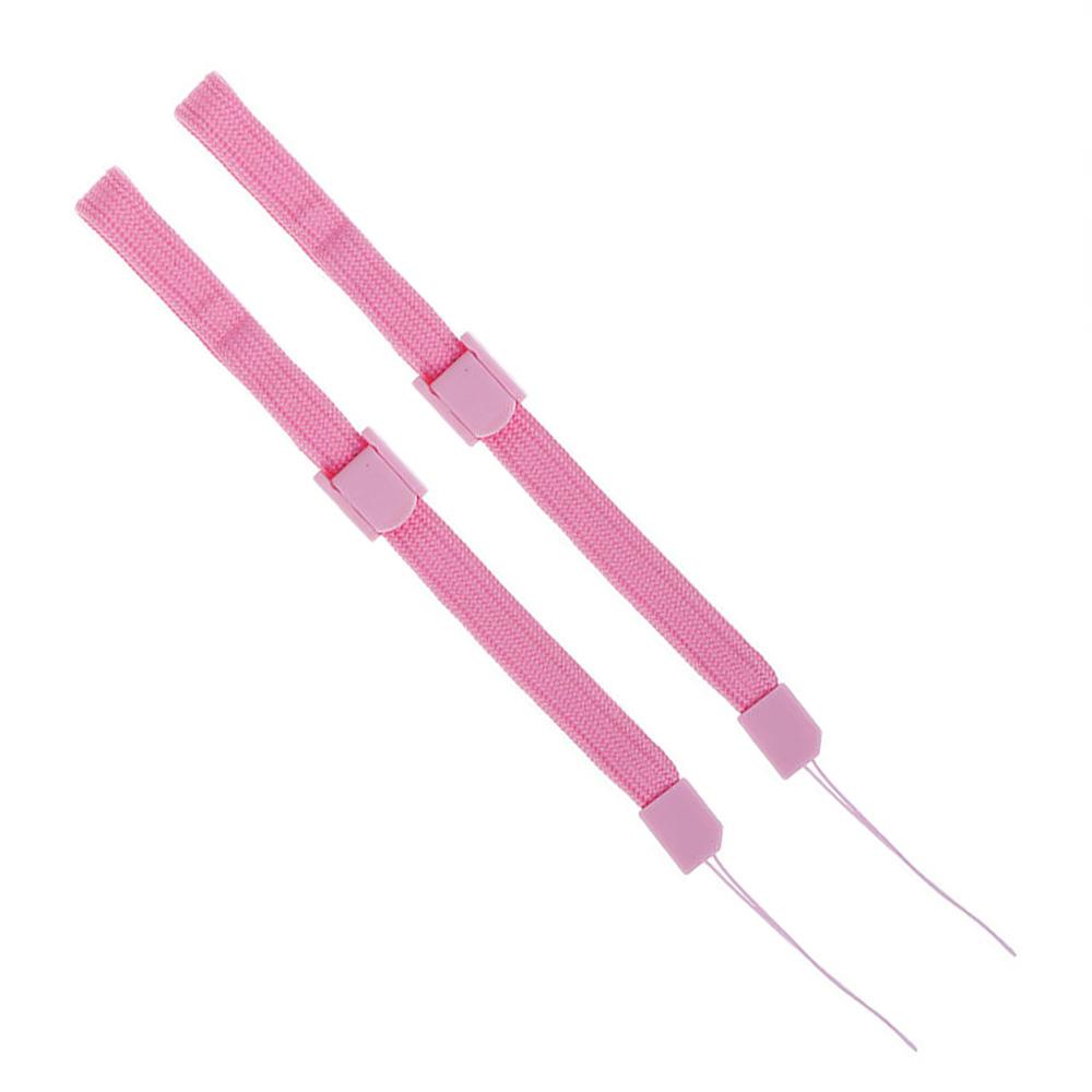 for Wii Remote 3DS 2DS PSP Switch PSV Move - 2x Pink Adjustable Arm Wrist Strap