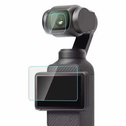 for DJI Osmo Pocket 3 Camera Lens & LCD - 9H Tempered Glass Screen Protector HD