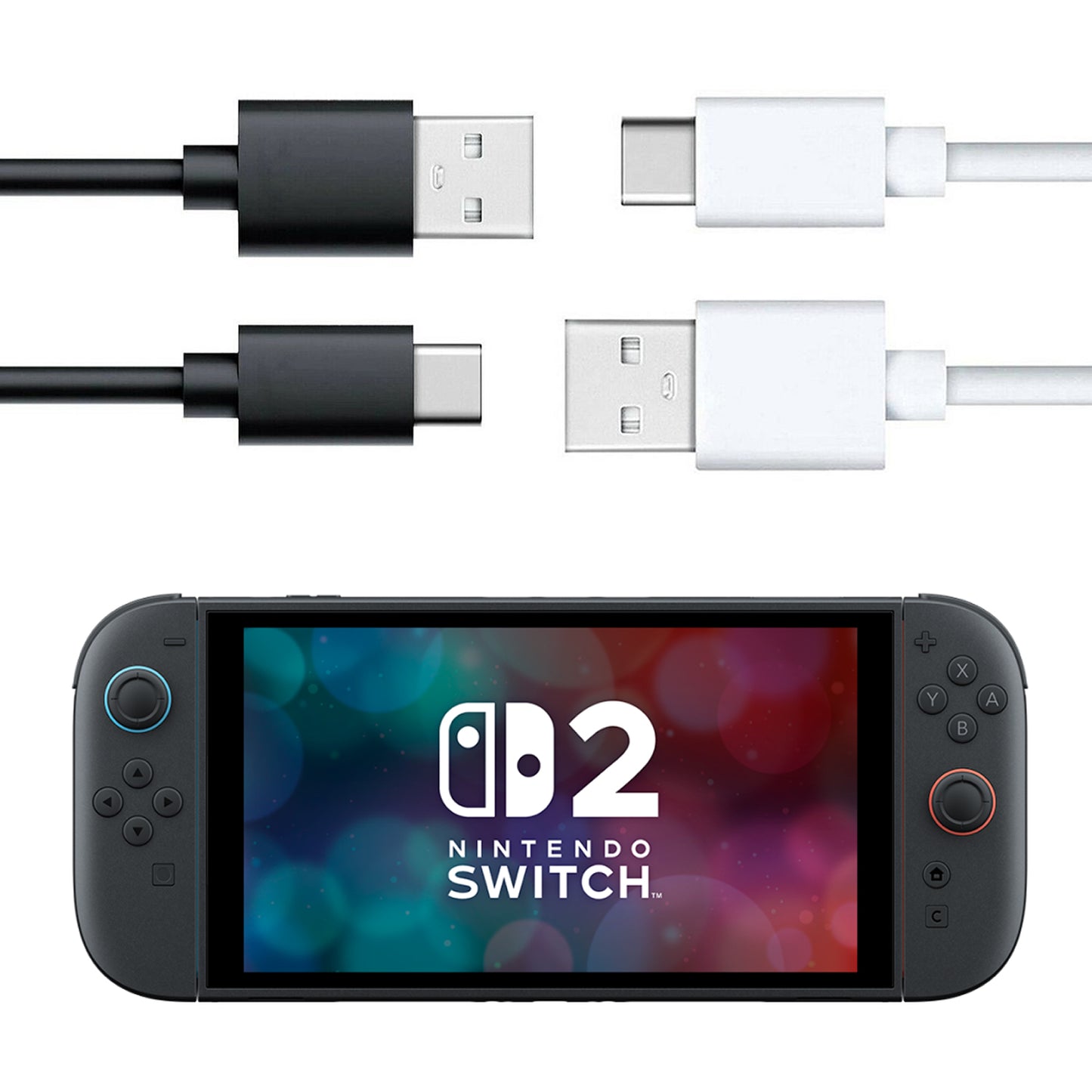 For Nintendo Switch 2 - USB-C 3.1A Data Sync Charging Power Cable Lead | FPC