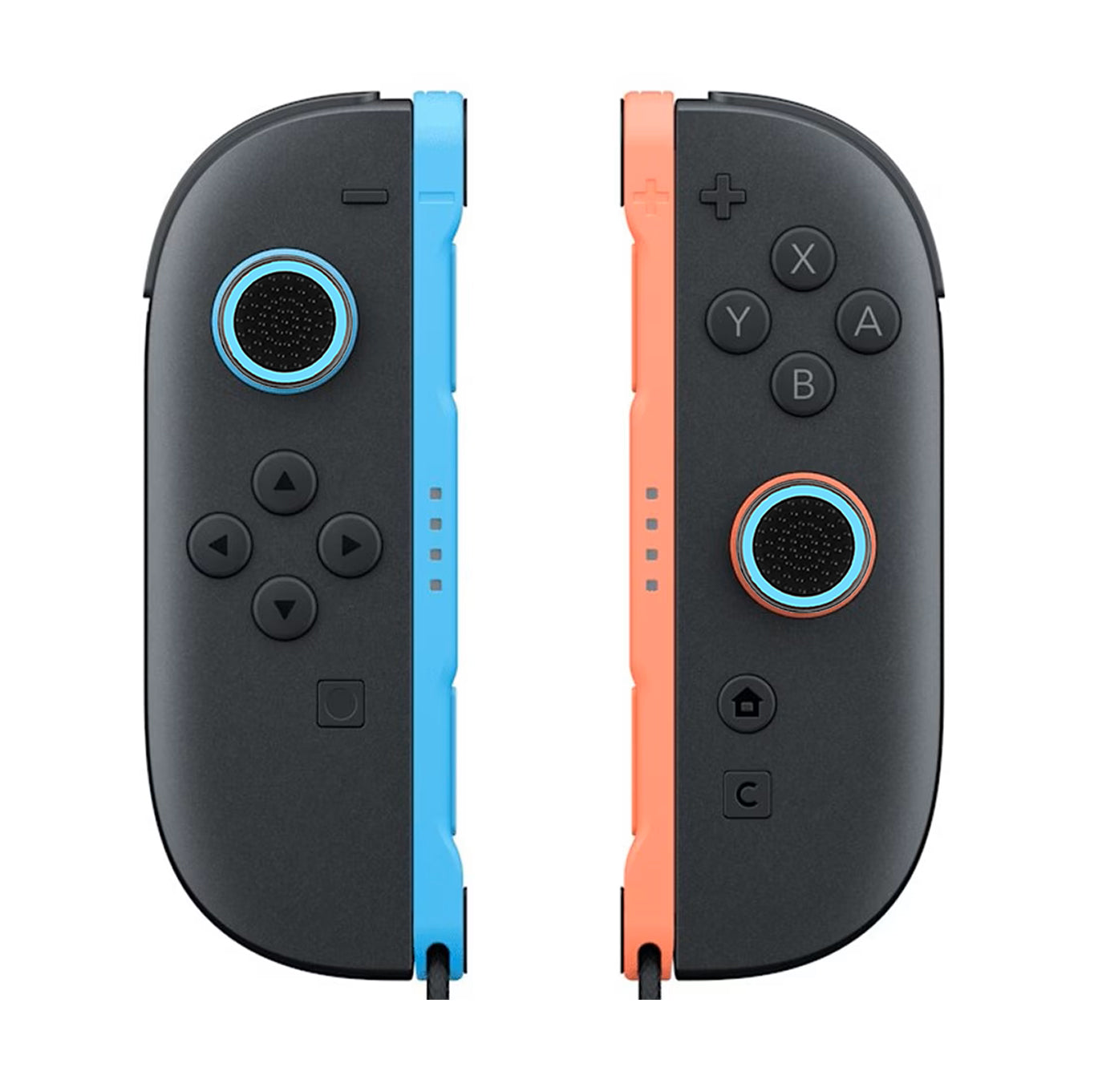 for Nintendo Switch 2 - 2x Silicone Rubber Thumb Stick Grip Cover Caps | FPC