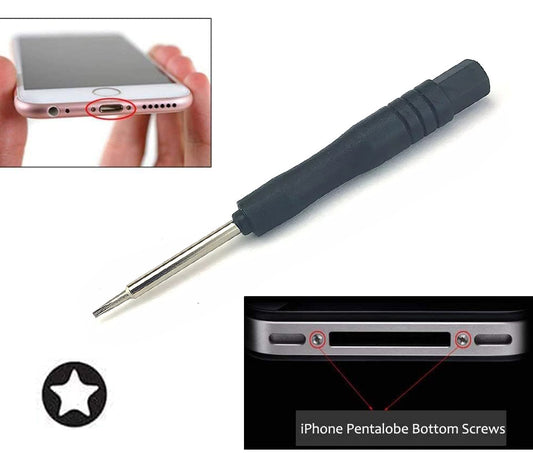 for iPhone 16 15 14 13 12 11 XR XS X 8 7 - Pentalobe 5-Star Torx Screwdriver