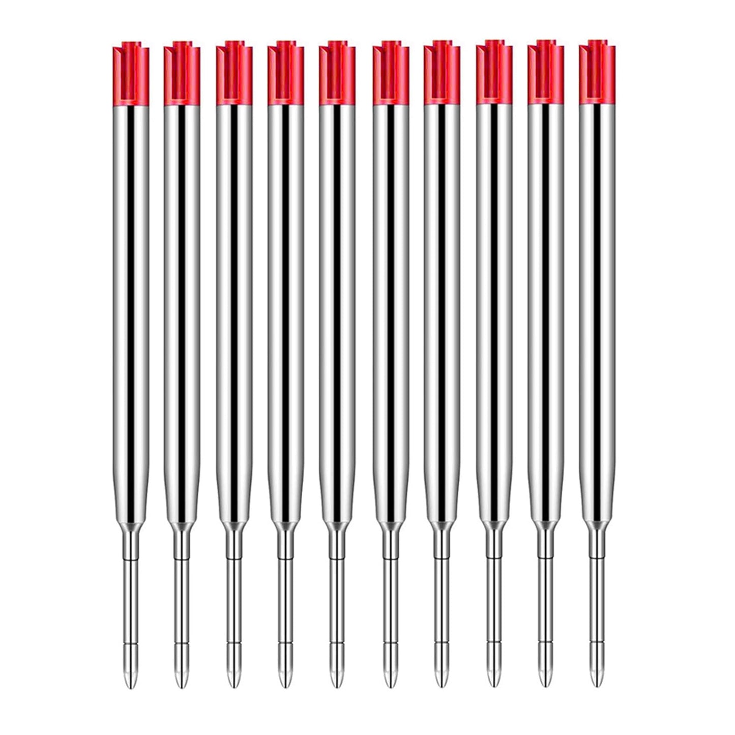 For Parker Ballpoint Pen - Black Blue Red Medium 0.7mm Compatible Ink Refills