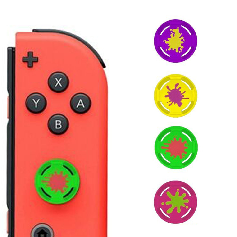 for Switch | Lite | OLED - Splatoon Silicone Thumb Stick Grip Cover Caps | FPC