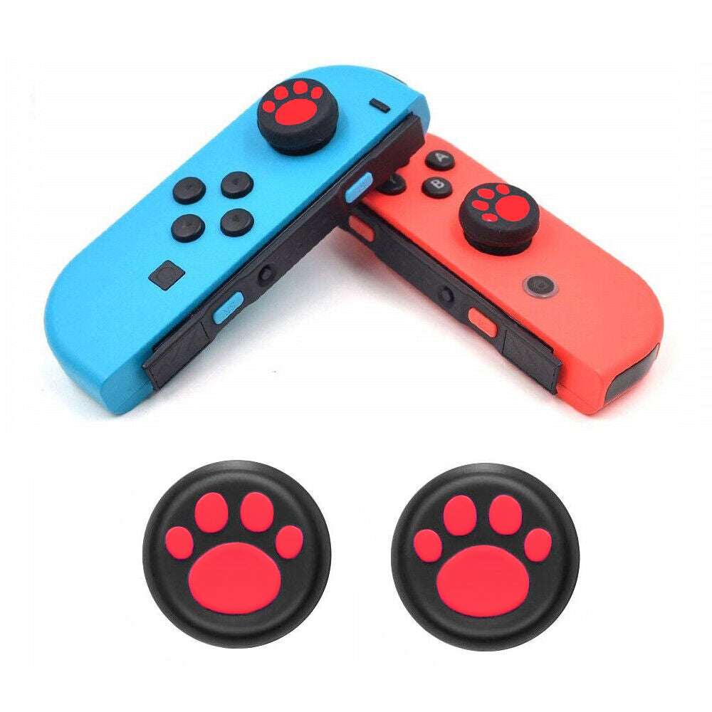 for Switch | Lite | OLED - 2 Cat Paw Silicone Thumb Stick Grip Cover Caps | FPC