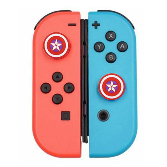 for Nintendo Switch | Lite | OLED - 2x Captain America Thumb Stick Grip Covers