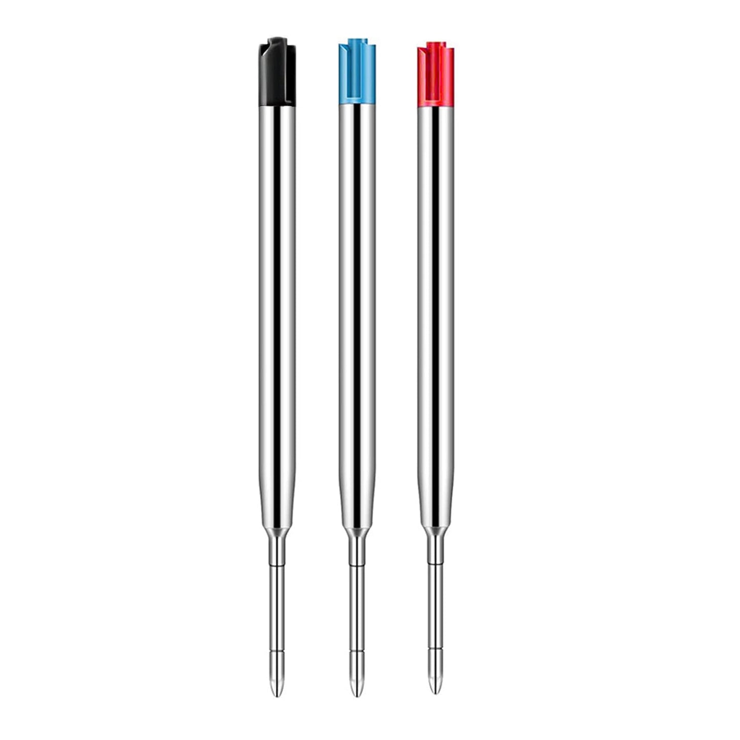 For Parker Ballpoint Pen - Black Blue Red Medium 0.7mm Compatible Ink Refills