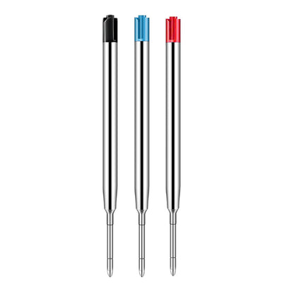 For Parker Ballpoint Pen - Black Blue Red Medium 0.7mm Compatible Ink Refills