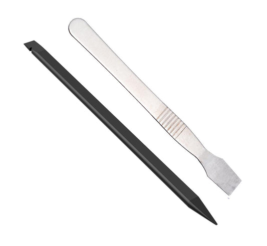 for iPad iPhone Samsung Laptop Battery - Double Spudger Pry Set Metal & Nylon