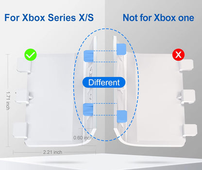 for Xbox Series S|X Controllers - Battery Back Cover Door (Black/White/1/2/4/8)