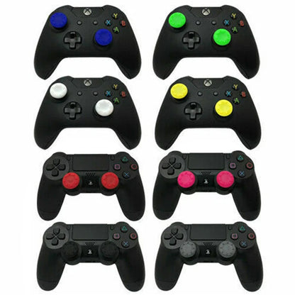 for PS5 Xbox One Series X|S PS4 - 2x Concave Silicone Thumbstick Grip Cap Covers