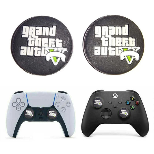 for PS5 | Series X|S | PS4 | Xbox One - 2x GTA V Silicone Thumbstick Grip Caps