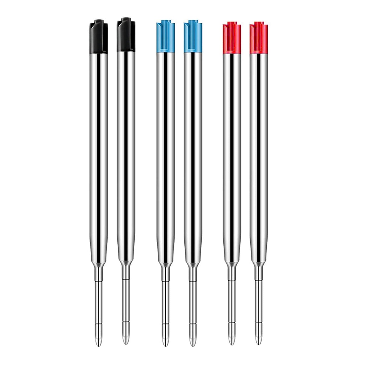 For Parker Ballpoint Pen - Black Blue Red Medium 0.7mm Compatible Ink Refills