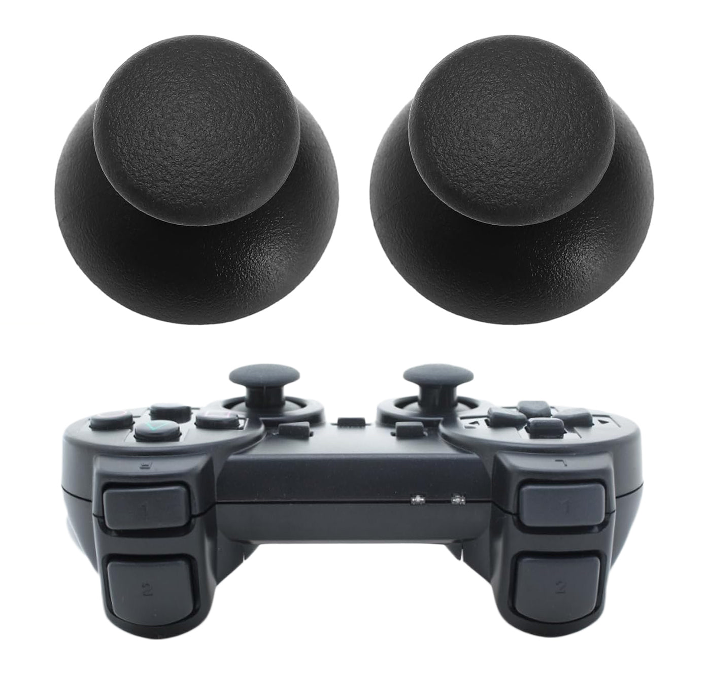 for Sony PS3 Controller - Black High Quality Analog Thumb Sticks | FPC