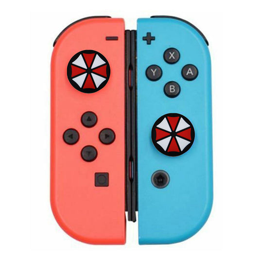 for Nintendo Switch | Lite | OLED - 2x Resident Evil Thumb Stick Grip Cover Caps
