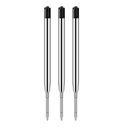For Parker Ballpoint Pen - Black Blue Red Medium 0.7mm Compatible Ink Refills